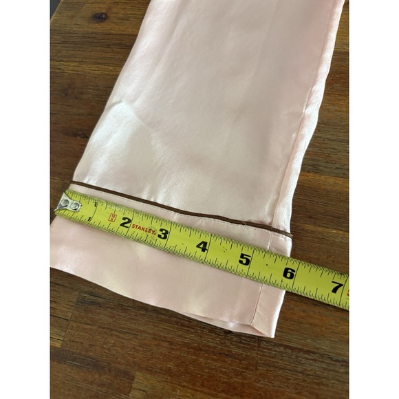 Red Envelope 100% Silk Sleep Shirt Soft Pink SMALL Luxury Pjs Loungewear READ - Picture 13 of 16